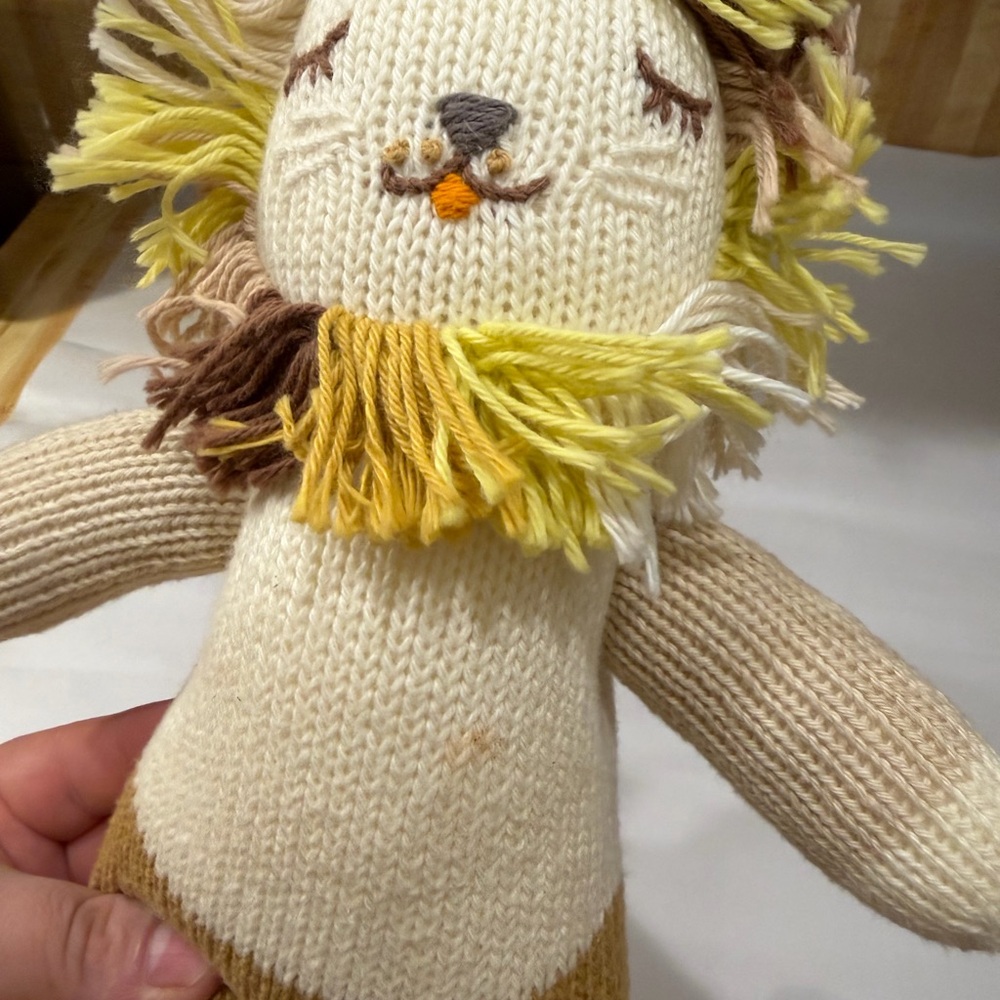 Blabla Knit Lion Plush Toy - Picture 2 of 5
